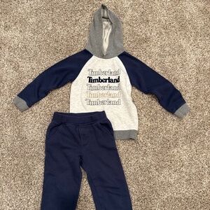 Timberland boys 5T 2piece sweatshirt & sweatpants outfit